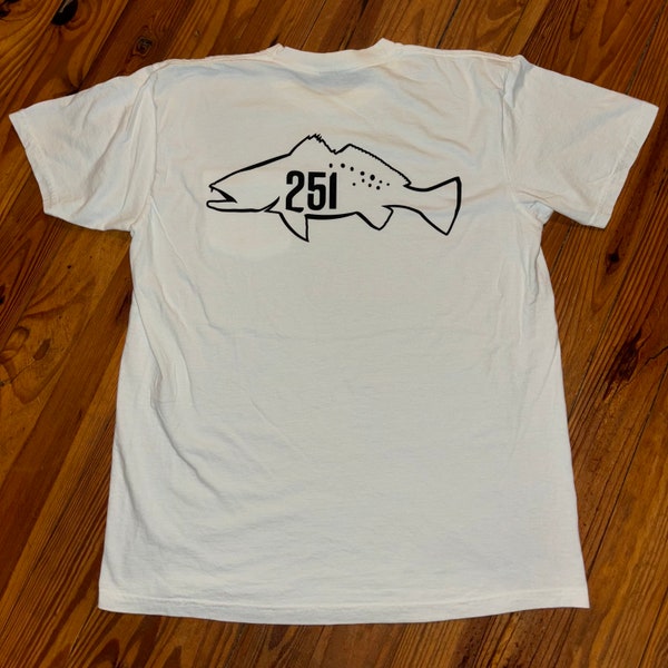 251 Speckled Trout Shirt - White