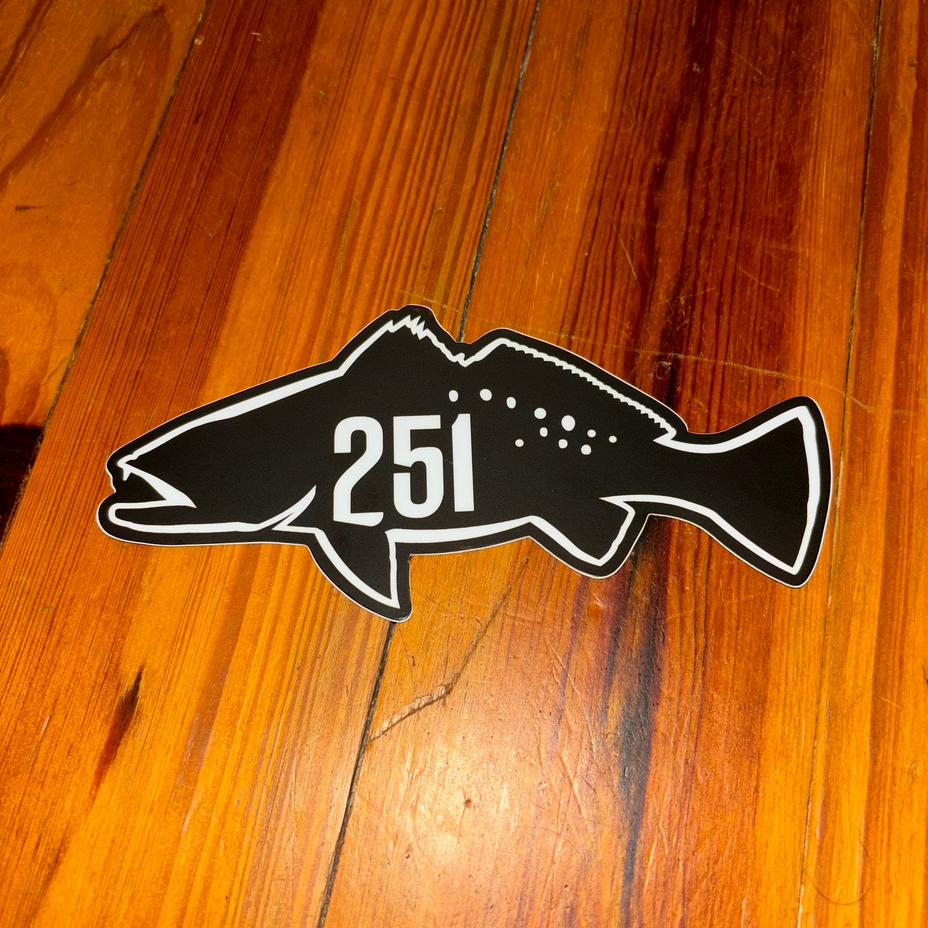 251 Speckled Trout Sticker