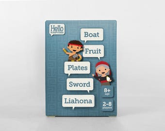 Boat, Fruit, Plates, Sword Liahona card game. Book of Mormon, card games, religious games