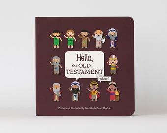 Old Testament Board Book for Kids, Vol 1 - Rhyming Bible Stories for Come Follow Me 2026, LDS Baby & Primary Gift