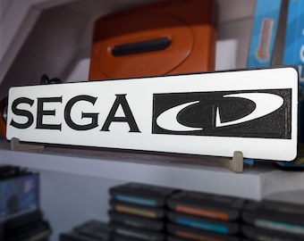 ●ショーケース◆直筆サイン入りCD◆XLOV◆I,God Engraved SEGA CD Logo Sign – Retro Console Display - Etsy
