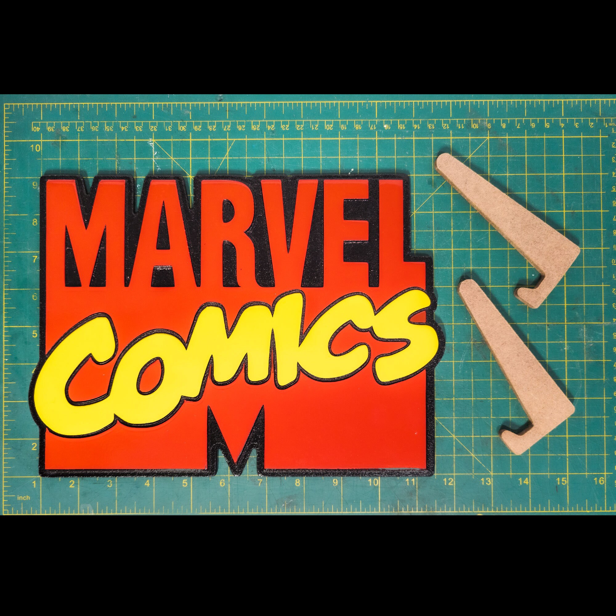 Marvel Comick Sign Engraved Marvel Comics Logo Sign – Retro Superhero Wall Display - Etsy