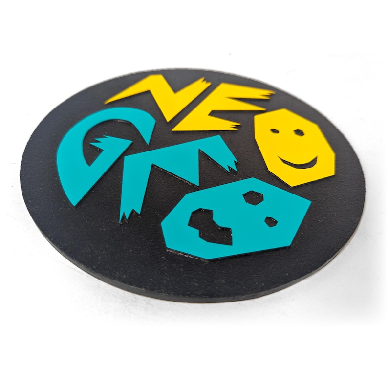 Grawerowany znak z logo Neo Geo – wyświetlacz Retro SNK Arcade zdjęcie 3
