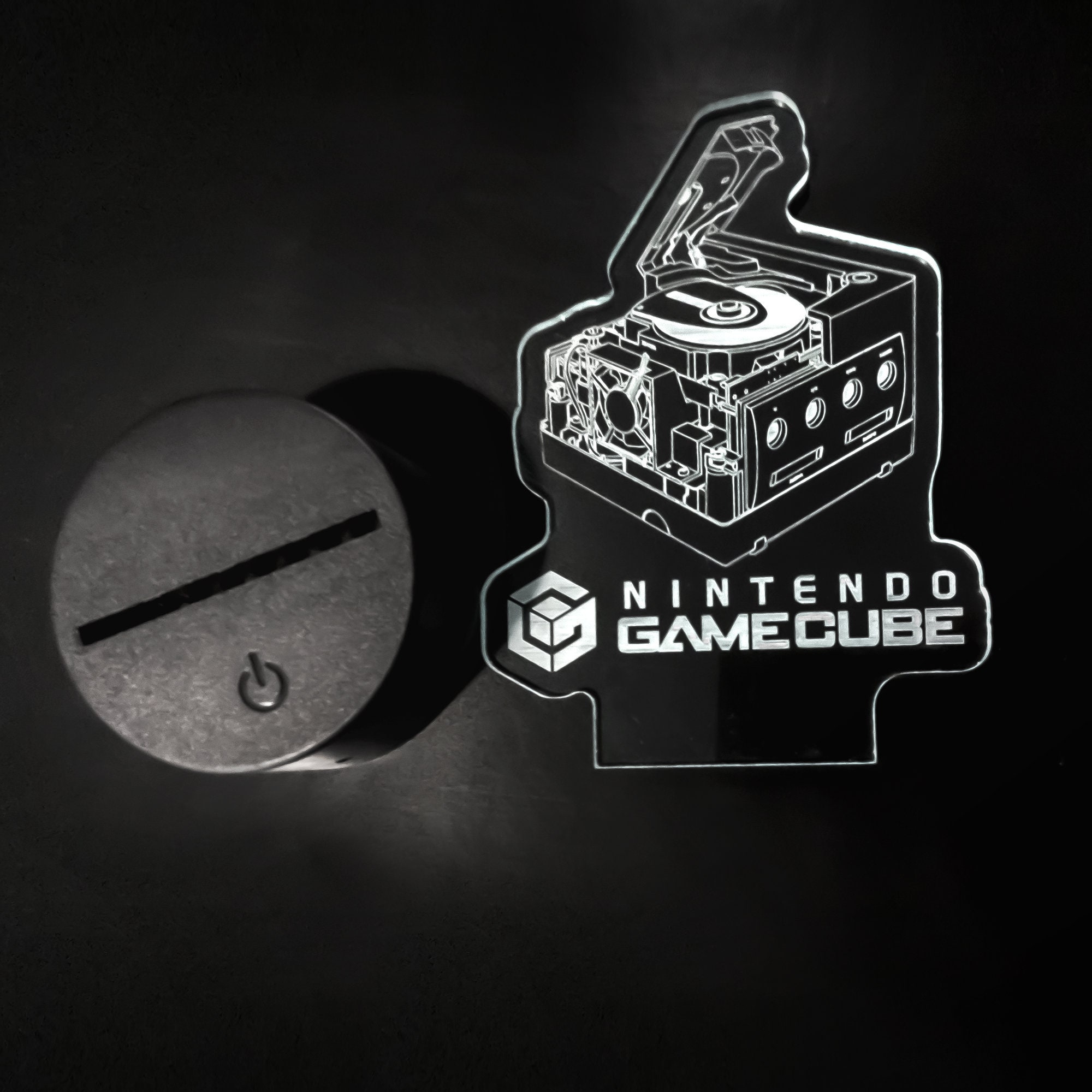 Led Gamecube Sign Engraved Gamecube LED Sign – Nintendo Edge-lit Console Display - Etsy