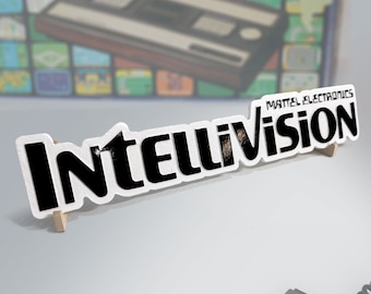 Engraved Intellivision Logo Sign – Retro Console Display