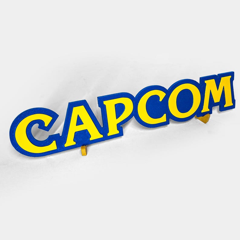 Engraved Capcom Logo Sign – Retro Arcade Wall Display - Etsy