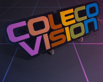 Engraved ColecoVision Logo Sign – Retro Gaming Wall Art