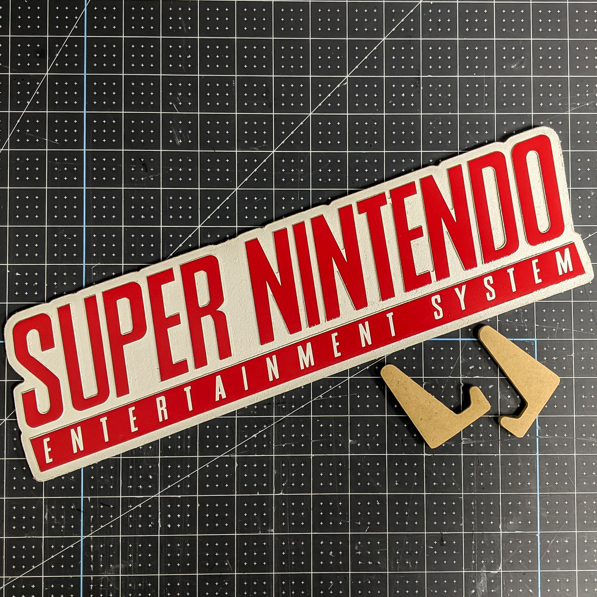 Engraved Super Nintendo Logo Sign – SNES Wall Display - Etsy