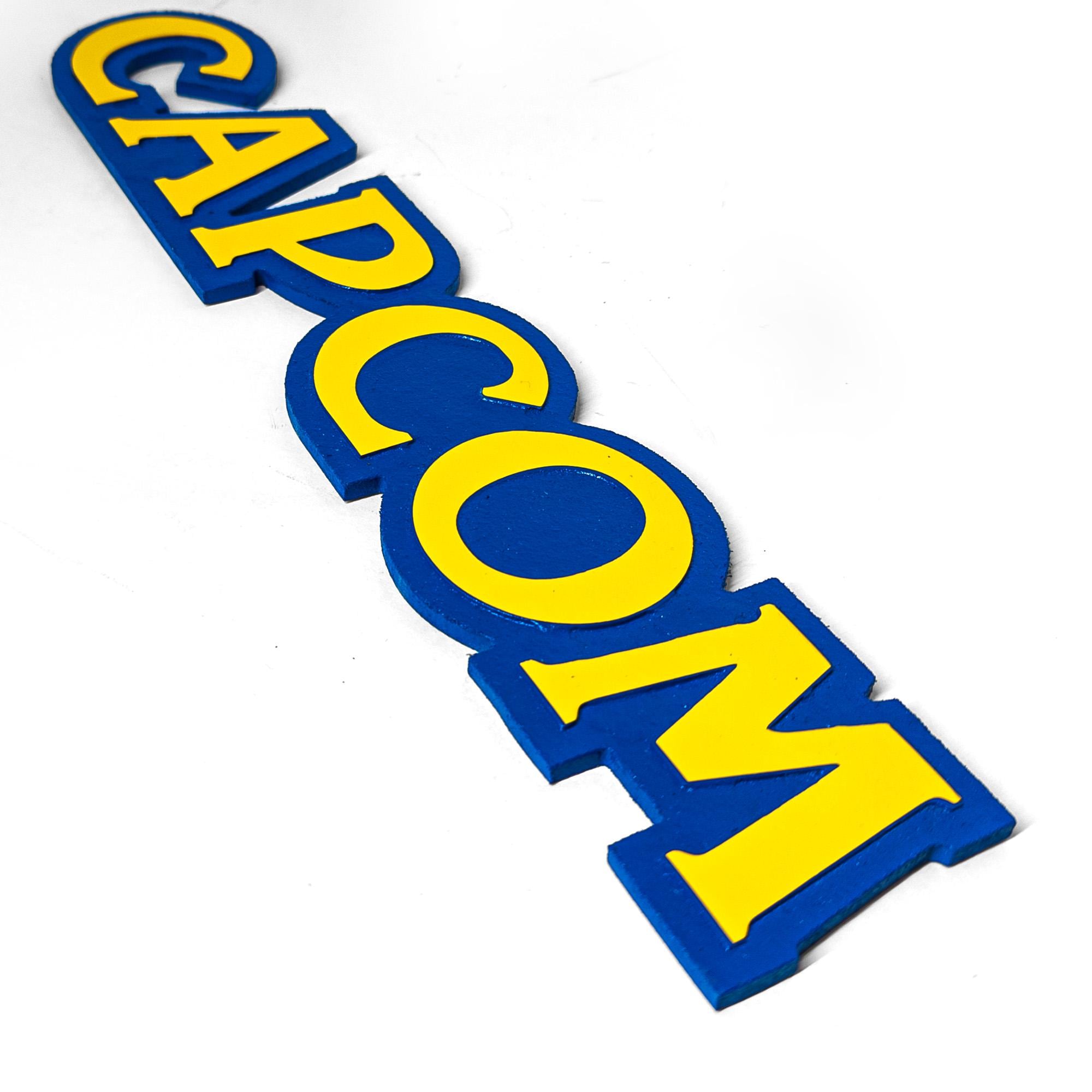 Capcom Sign Engraved Capcom Logo Sign – Retro Arcade Wall Display - Etsy