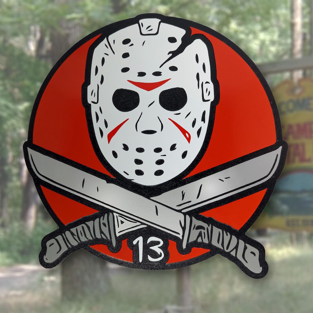 Engraved Wood Friday the 13th Jason Sign – Horror Movie Wall Art ...