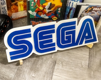 Engraved SEGA Logo Sign – Retro Console & Arcade Display