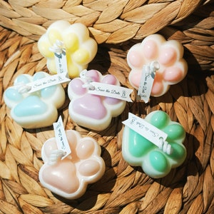 Scented Cat Paw Candles