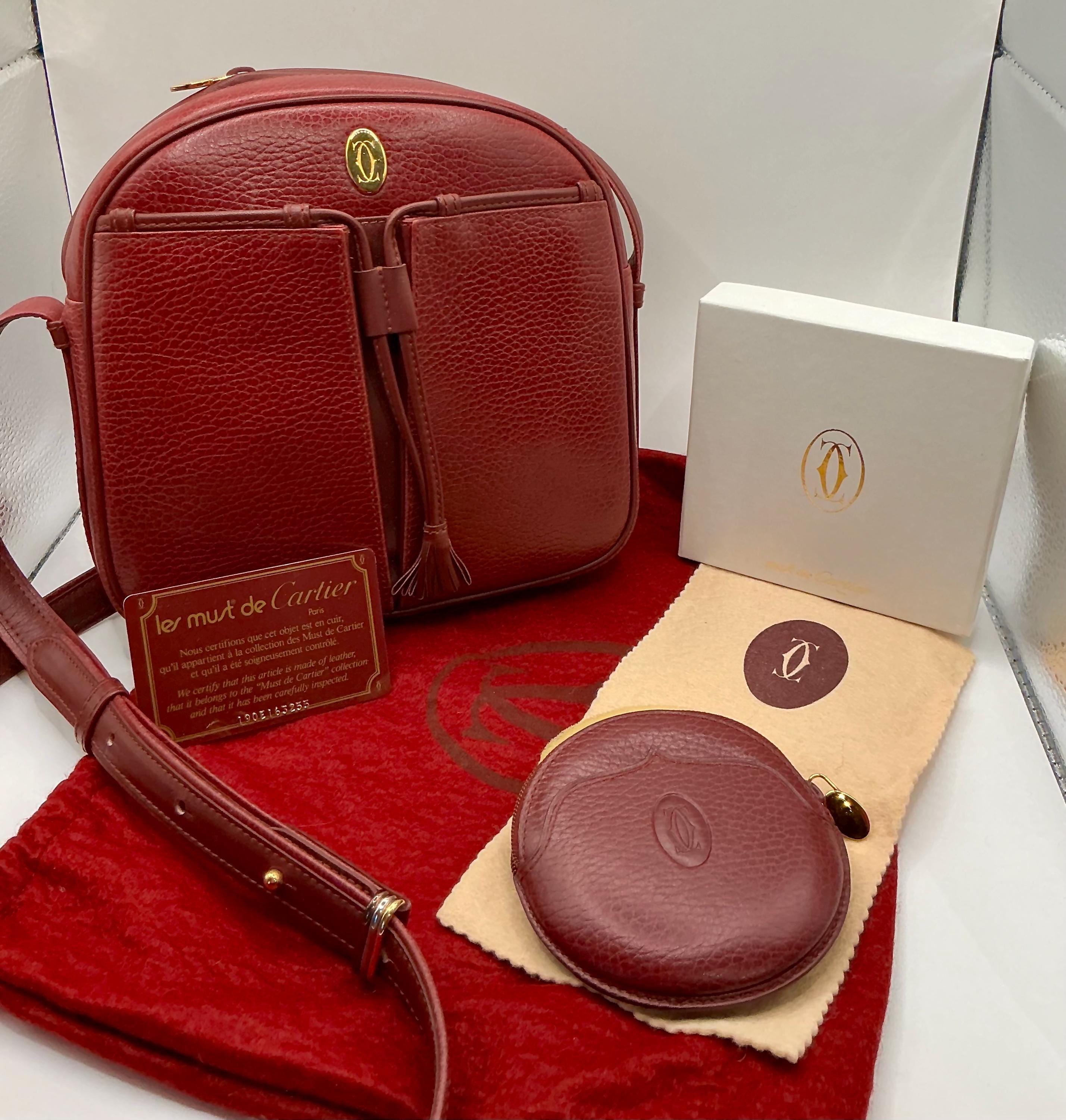 Burgundy cartier bag - Etsy 日本