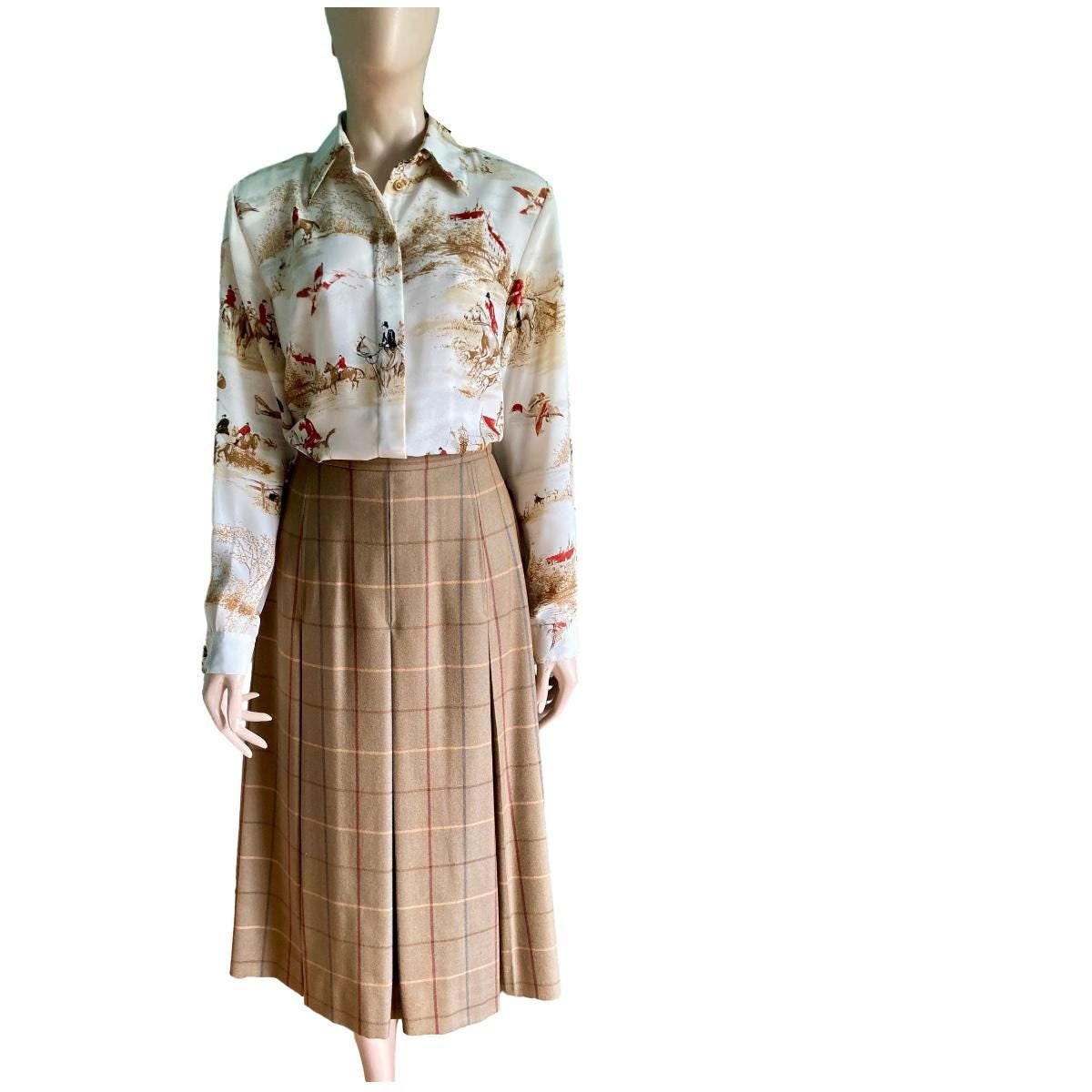 Burberry Plaid Skirt