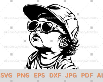 SVG Baby Silhouette Baby Clipart Cute Baby Svg Baby Png baby vector Baby Silhouette vector Baby Silhouette svg Cute Baby Black and White