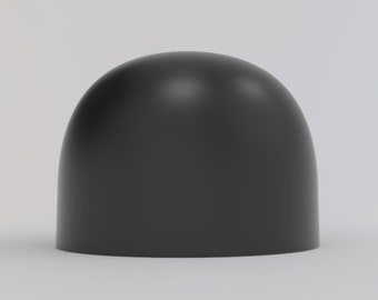 Fedora-Hut mit offener Krone, Blockgröße 59 cm und 15 cm Höhe