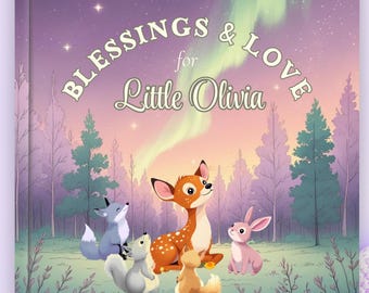Personalized Baptism Book | Custom Name Christening Storybook for Baby