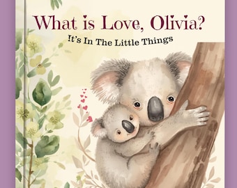 Personalized Baby Book With Name | Mother's Day Gift From Baby | Custom Love Story Book | Personalized Gift for Mom | Baby Girl Gift