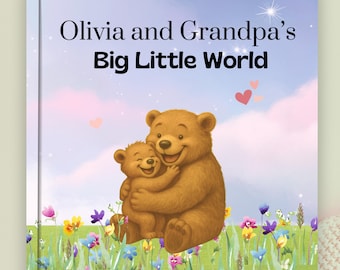 Gift for Grandpa from Grandkids | Personalized Grandpa Book | Fathers Day Gift | Birthday Gift for Grandpa | New Grandpa Gift