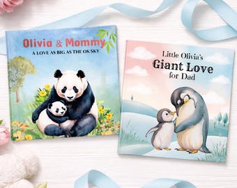 Mothers Day Gift From Baby | New Mom and Dad Book Set | First Mothers Day | Personalized New Parent Gift