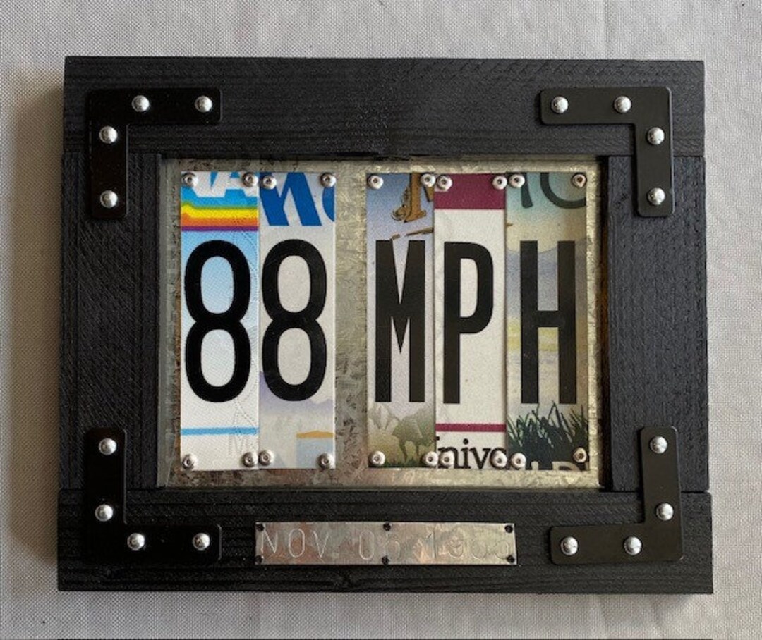 BACK to the FUTURE License Plate Sign - Etsy
