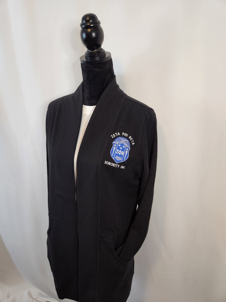 Zeta Phi Beta Ladies Cardigan image 1