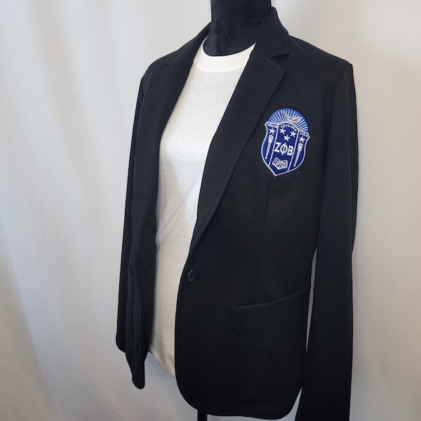 Blazer en maille décontractée Zeta Phi Beta pour femme. Livraison gratuite