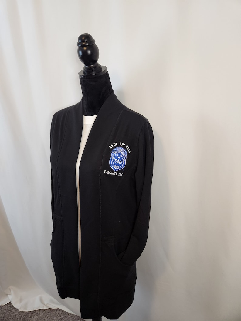 Zeta Phi Beta Ladies Cardigan image 2