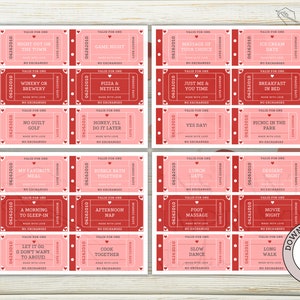 Customizable Love Coupon Book Printable Coupon Book, Valentine's Day ...