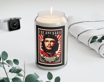 Candela Che Guevara e 70-80 ore di relax, candela antifascista socialista comunista, regalo socialista, candela Viva la revolución