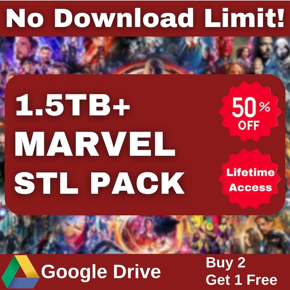 1.5TB+ Marvel MEGA STL Pack (Digital Download)