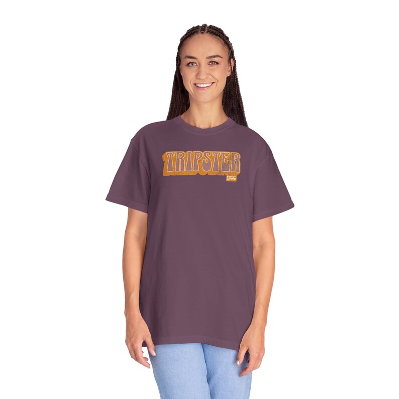 PEREGRINE TRIPSTER }}} Cooles Garment-Dyed T-shirt, Shirt für Reisende, Entdecker, Nomaden, Wanderer Bild 10
