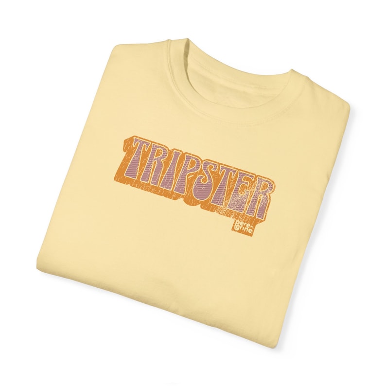 PEREGRINE TRIPSTER }}} Cooles Garment-Dyed T-shirt, Shirt für Reisende, Entdecker, Nomaden, Wanderer Bild 5