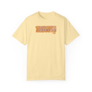 PEREGRINE TRIPSTER }}} Cooles Garment-Dyed T-shirt, Shirt für Reisende, Entdecker, Nomaden, Wanderer Bild 1