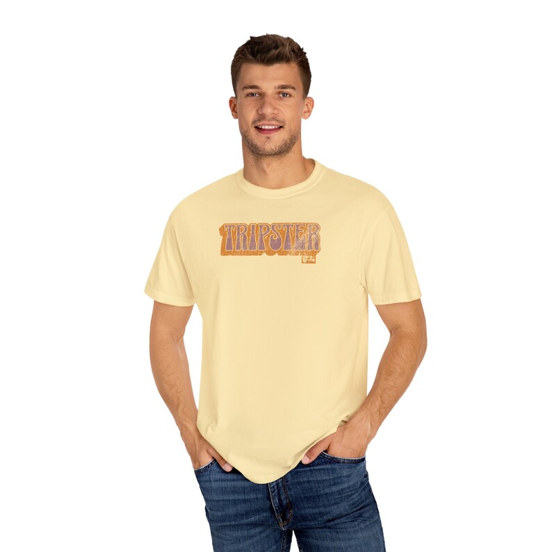 PEREGRINE TRIPSTER }}} Cooles Garment-Dyed T-shirt, Shirt für Reisende, Entdecker, Nomaden, Wanderer Bild 6