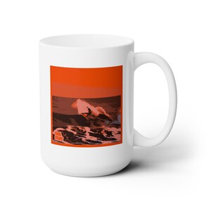 COOL STUFF/Surf/Surfer/15 oz Ceramic Mug/The Big Cup/Beach House/Surfs Up/Cup of Chill/Summer Swag
