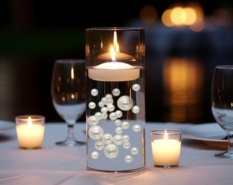 Guirlande Perles 10m - Perles 8mm Beige - Décoration Mariage
