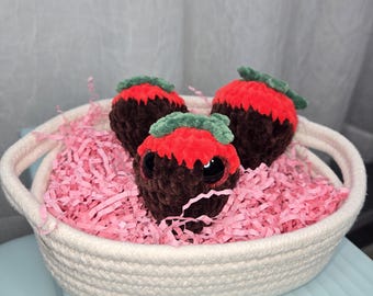 Chocolate Strawberry Pattern *PDF ONLY* Free Version on IG