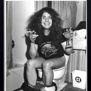 ozzy osbourne toilet poster