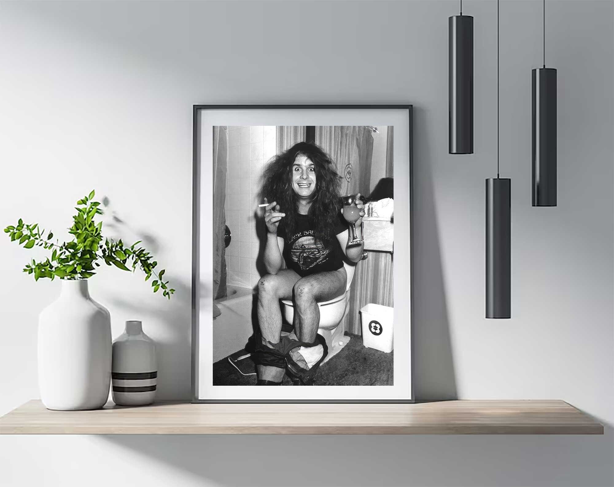 ozzy osbourne toilet poster