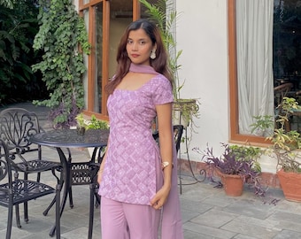 Y2k short kurti (Hand stitched )