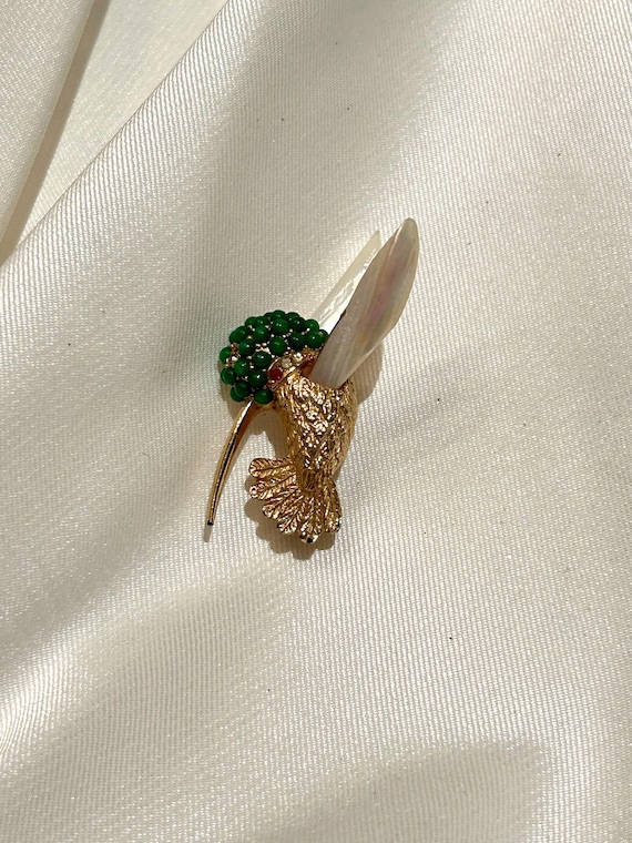 Rare Marcel Boucher Hummingbird Pin