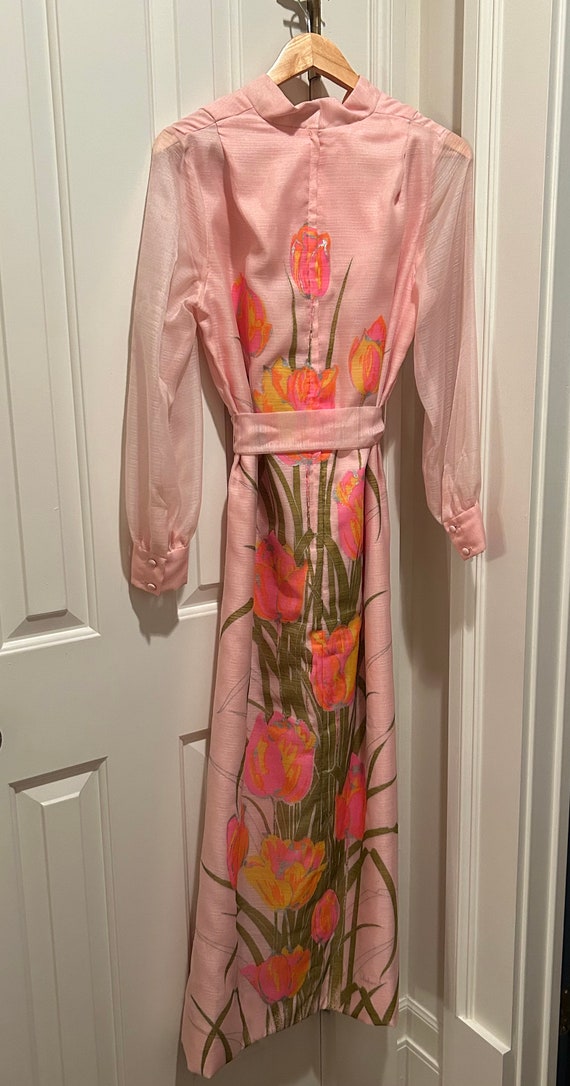 Rare Vintage 1960s Alfred Shaheen Maxi Dress - image 2