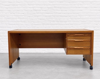 Mid Century Modern Danish Teak Desk by Denka, c. 1960’s