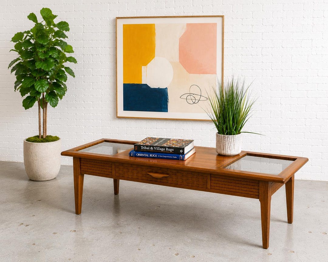 LANE FURNITURE レーンファニチャー 60'sヴィンテージテーブル Mid Century Modern COFFEE TABLE by Lane Furniture - Perception
