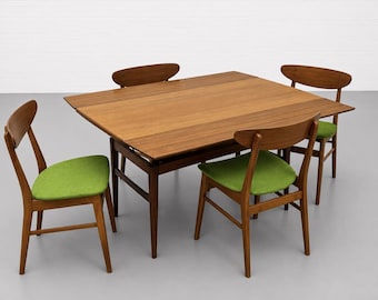 One Table, Three Functions – Mid Century Modern Convertible Gem | Vintage Space Saving Furniture, c. 1960's