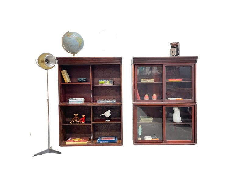 Antique Quarter Sawn Oak Bookcase by Danner Furniture, C. 1910 Etsy