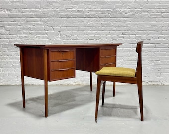 Teak Desk, Denmark, 1960s - Etsy