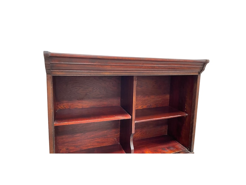 Antique Quarter Sawn Oak Bookcase by Danner Furniture, C. 1910 Etsy