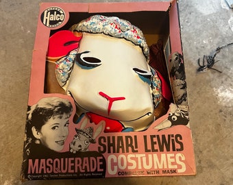 VINTAGE 1960's Shari Lewis' Masquerade Lamb Chop Costume
